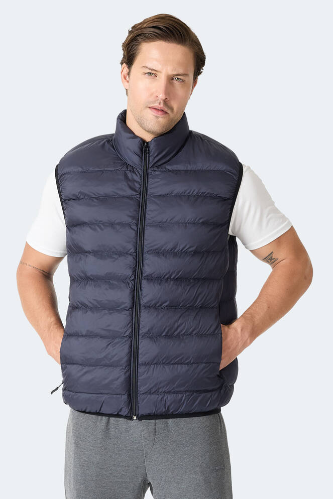 Slazenger BARROS Erkek Şişme Lacivert Yelek