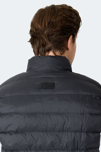 Slazenger BARROS Erkek Şişme Siyah Yelek - Thumbnail