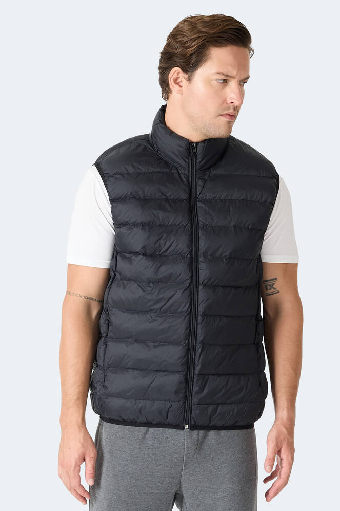 Slazenger BARROS Erkek Şişme Siyah Yelek