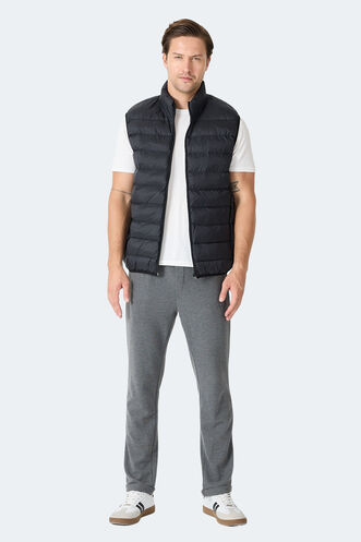 Slazenger BARROS Erkek Şişme Siyah Yelek - Thumbnail