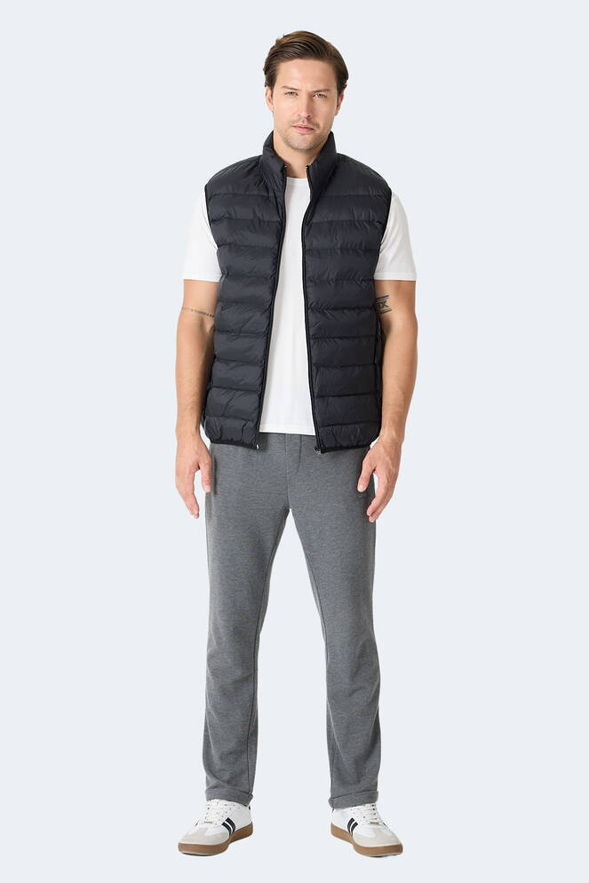 Slazenger BARROS Erkek Şişme Siyah Yelek