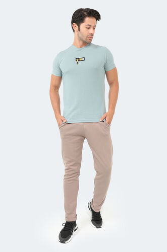 Slazenger BARTOL Men's Sweatpants Bottoms Stone Grey - Thumbnail