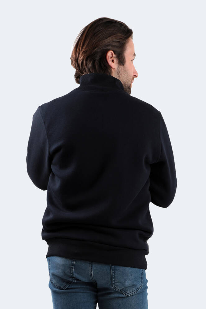 Slazenger BASIL Erkek Sweatshirt Lacivert