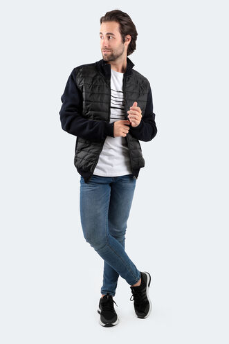 Slazenger BASIL Erkek Sweatshirt Lacivert - Thumbnail