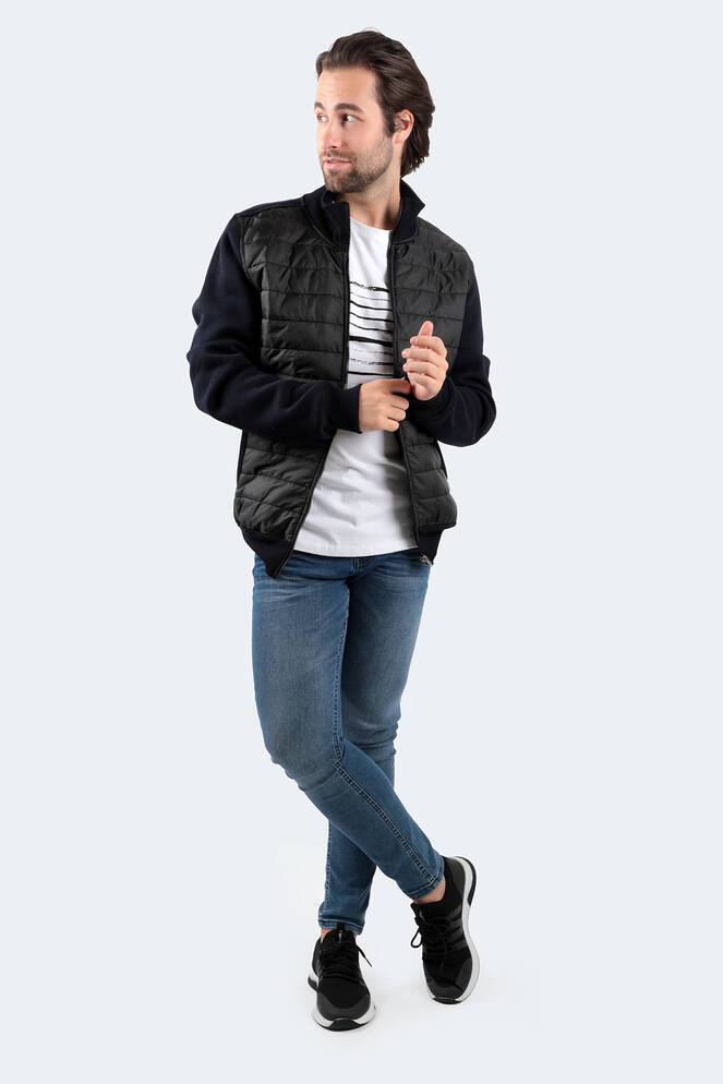 Slazenger BASIL Erkek Sweatshirt Lacivert