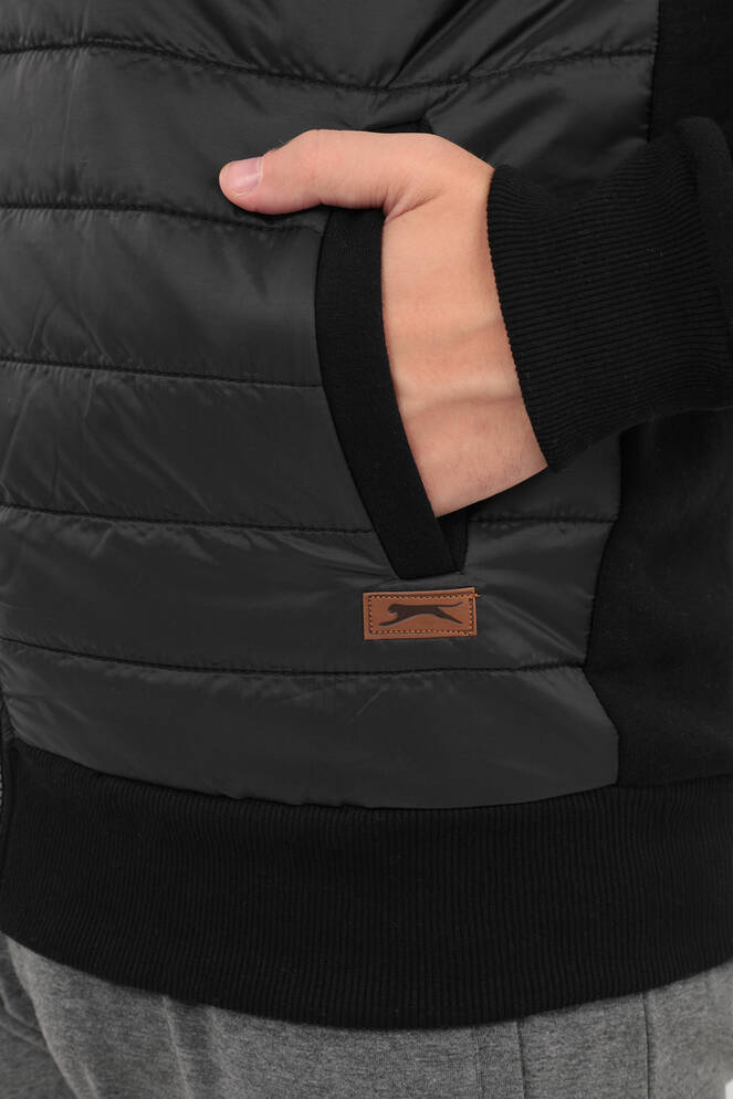 Slazenger BASIL Erkek Sweatshirt Siyah