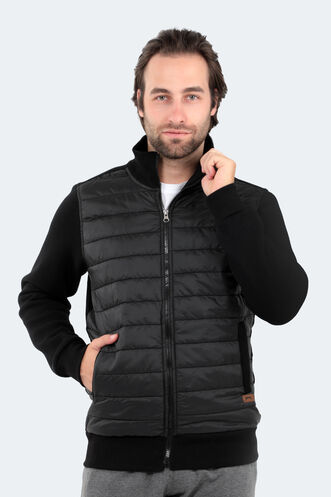 Slazenger BASIL Men's Sweatshirt Black - Thumbnail