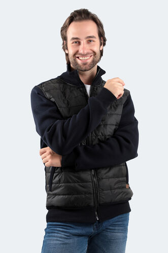 Slazenger BASIL Men's Sweatshirt Navy - Thumbnail