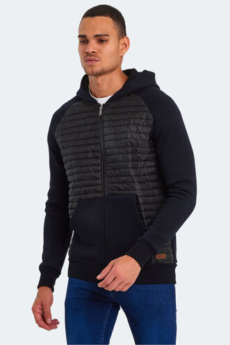 Slazenger - Slazenger BASS Erkek Sweatshirt Lacivert