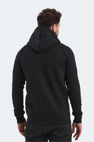 Slazenger BASS Erkek Sweatshirt Siyah - Thumbnail