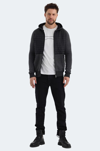 Slazenger BASS Men's Sweatshirt Anthracite - Thumbnail