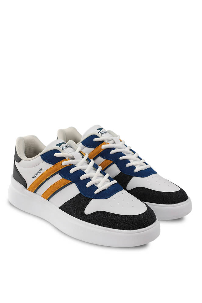 Slazenger BERRY Sneaker Men's Shoes White - Saks Blue