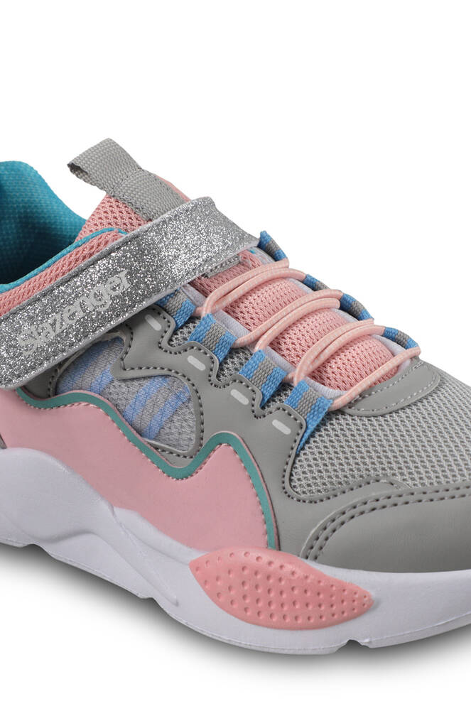 Slazenger BEST Sneaker Girls Children's Shoes Gray - Pink