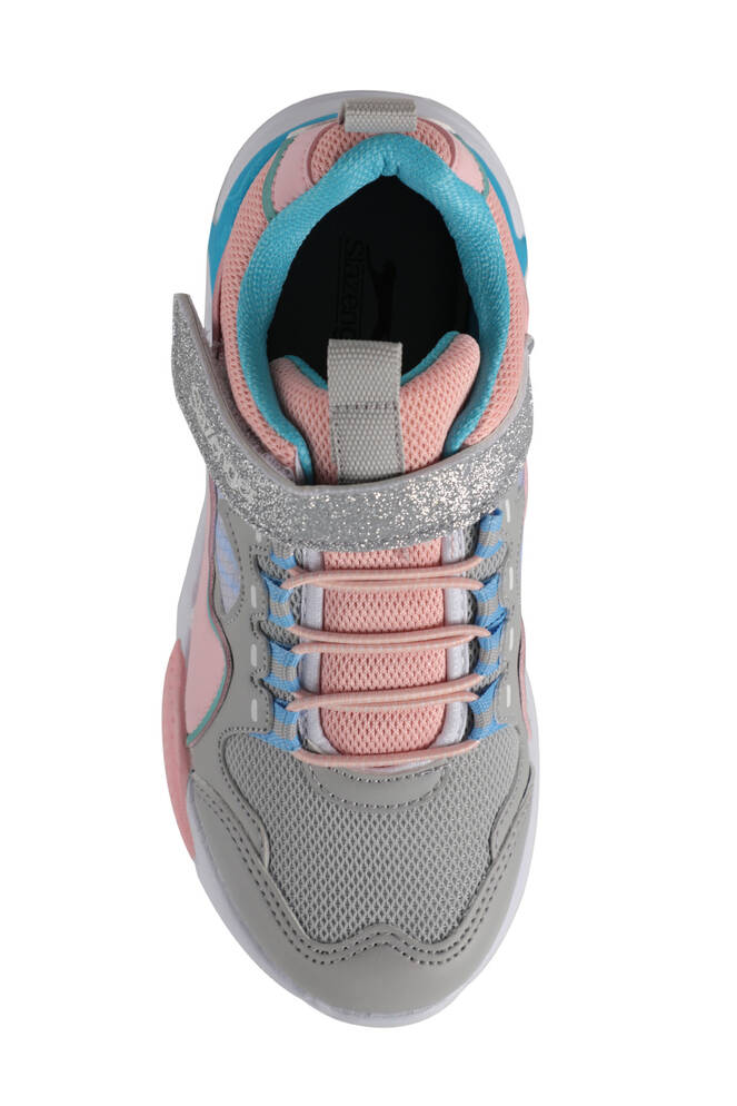 Slazenger BEST Sneaker Girls Children's Shoes Gray - Pink