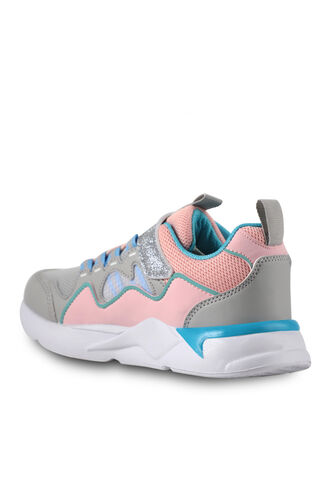 Slazenger BEST Sneaker Girls Children's Shoes Gray - Pink - Thumbnail