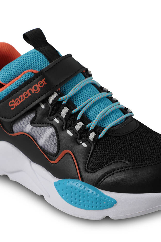 Slazenger BEST Sneaker Erkek Çocuk Ayakkabı Siyah - Turkuaz