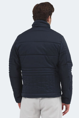 Slazenger BLANCO Erkek Dik Yaka Slim Fit Lacivert Mont & Kaban - Thumbnail