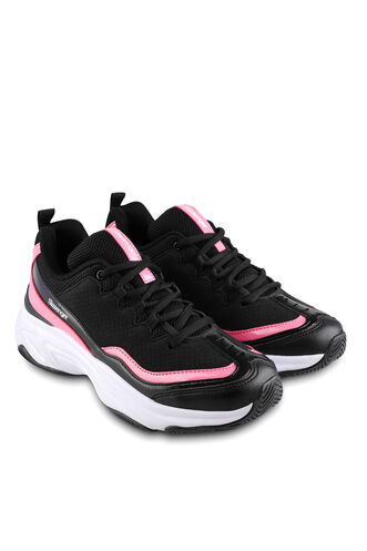 Slazenger BLOSSOM Sneaker Women's Shoes Black - Fuchsia - Thumbnail