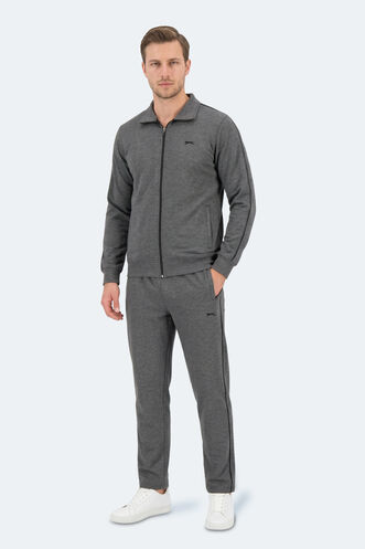 Slazenger BLOWBACK Erkek Slim Fit Antrasit Eşofman Takımı - Thumbnail
