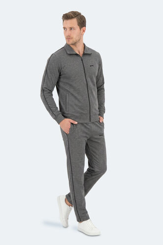 Slazenger BLOWBACK Erkek Slim Fit Antrasit Eşofman Takımı - Thumbnail