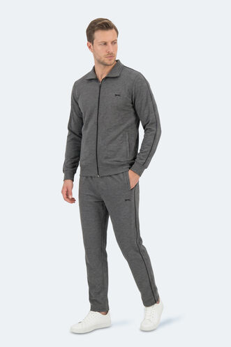 Slazenger BLOWBACK Erkek Slim Fit Antrasit Eşofman Takımı - Thumbnail