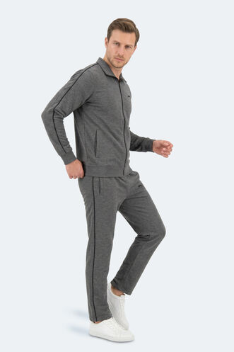 Slazenger BLOWBACK Erkek Slim Fit Antrasit Eşofman Takımı - Thumbnail