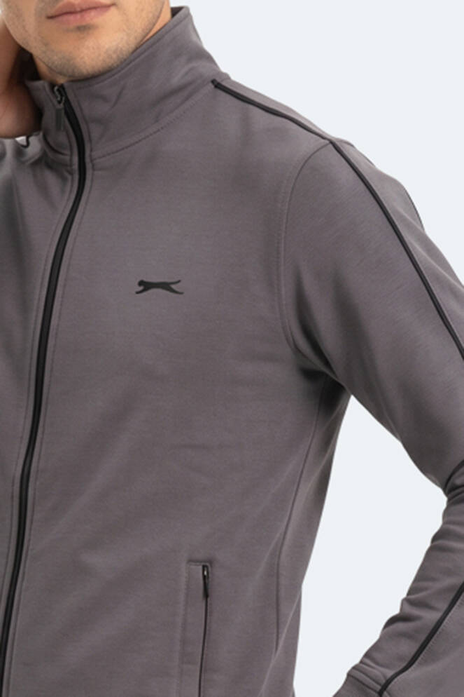 Slazenger BLOWBACK Erkek Slim Fit Koyu Gri Eşofman Takımı
