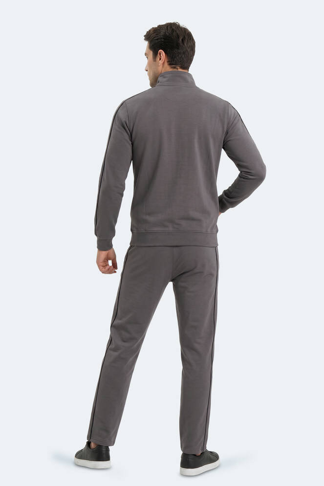 Slazenger BLOWBACK Erkek Slim Fit Koyu Gri Eşofman Takımı