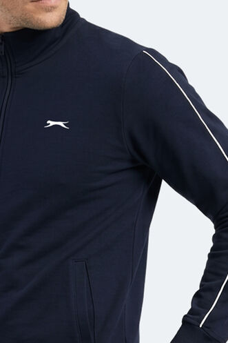 Slazenger BLOWBACK Erkek Slim Fit Lacivert Eşofman Takımı - Thumbnail