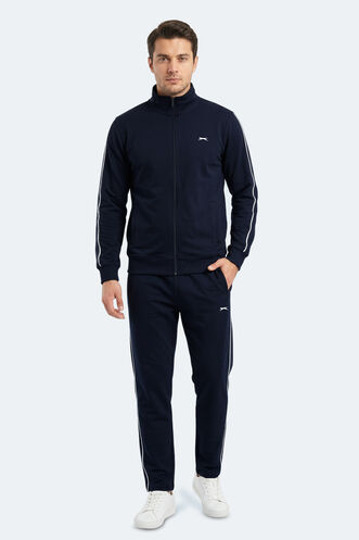 Slazenger BLOWBACK Erkek Slim Fit Lacivert Eşofman Takımı - Thumbnail