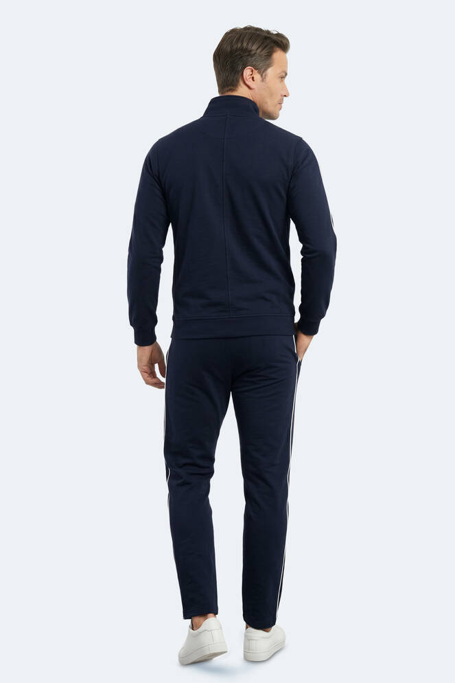 Slazenger BLOWBACK Erkek Slim Fit Lacivert Eşofman Takımı