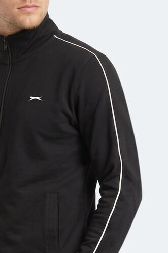 Slazenger BLOWBACK Erkek Slim Fit Siyah Eşofman Takımı - Thumbnail