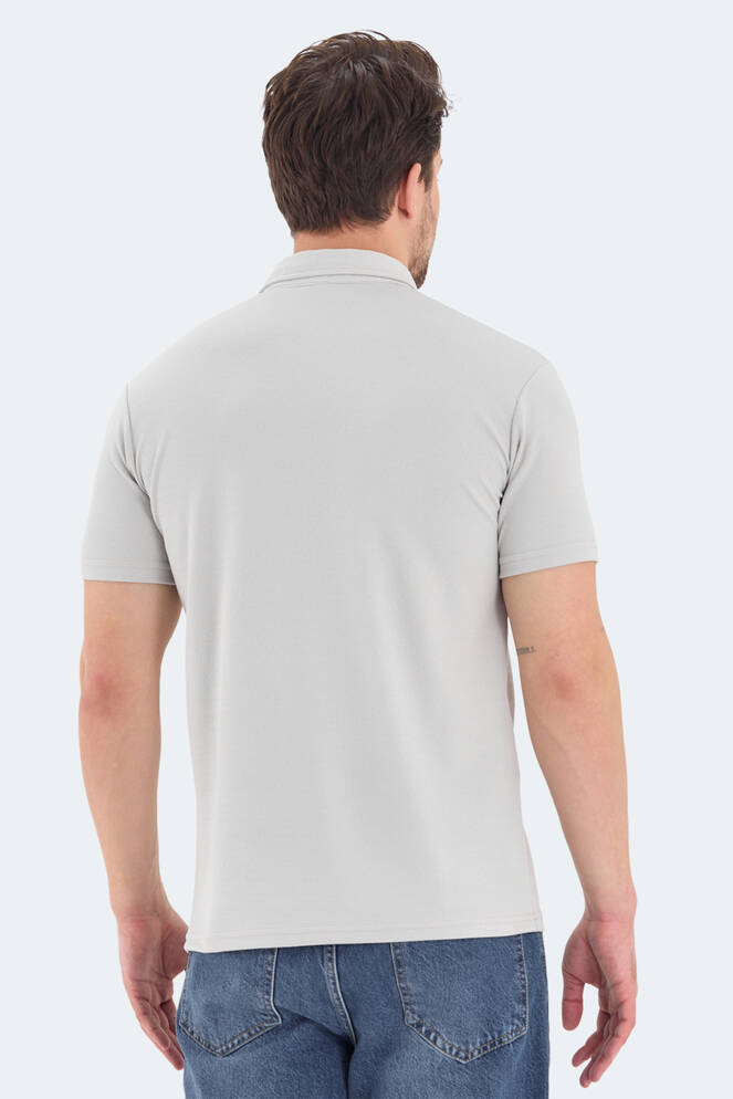Slazenger BOLT Erkek Polo Yaka Gri Tişört