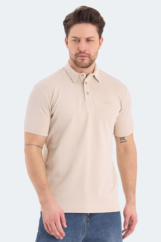 Slazenger BOLT Men's T-Shirt Beige - Thumbnail
