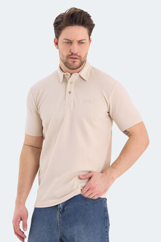 Slazenger BOLT Men's T-Shirt Beige - Thumbnail