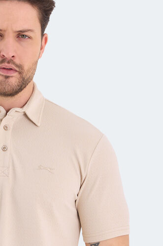 Slazenger BOLT Men's T-Shirt Beige - Thumbnail