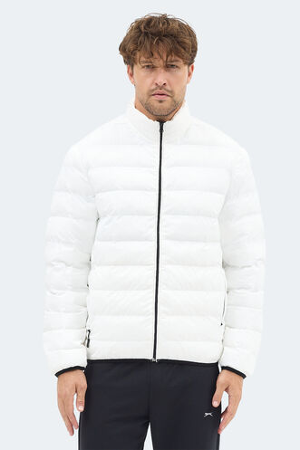 Slazenger - Slazenger BRAUM Erkek Şişme Ekru Mont & Kaban