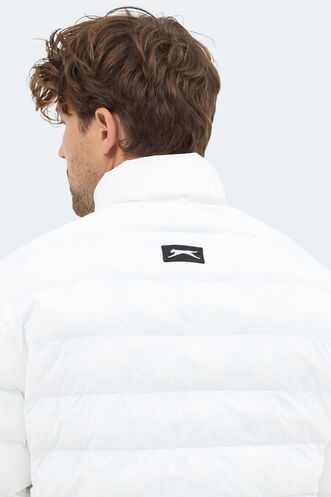 Slazenger BRAUM Erkek Şişme Ekru Mont & Kaban - Thumbnail