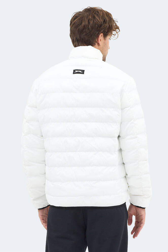 Slazenger BRAUM Erkek Şişme Ekru Mont & Kaban