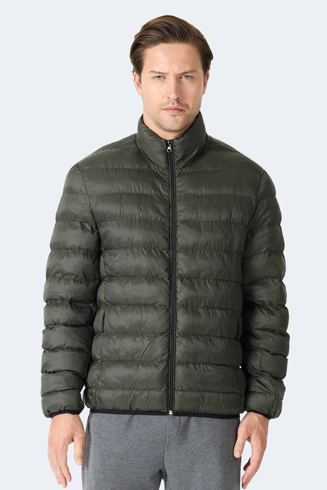 Slazenger BRAUM Erkek Şişme Haki Mont & Kaban