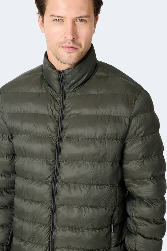 Slazenger BRAUM Erkek Şişme Haki Mont & Kaban