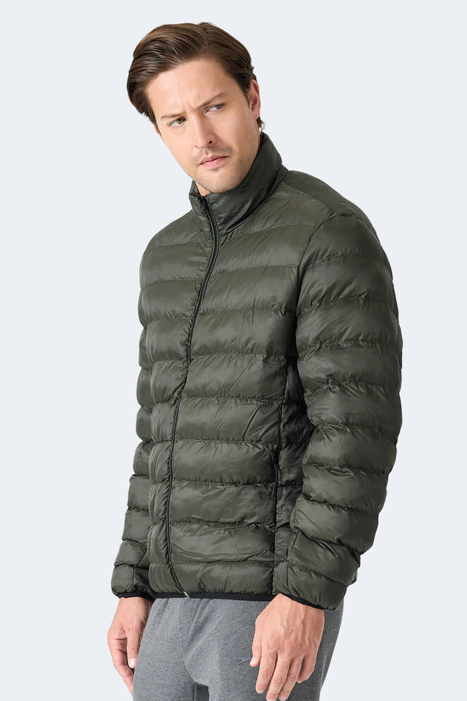 Slazenger BRAUM Erkek Şişme Haki Mont & Kaban