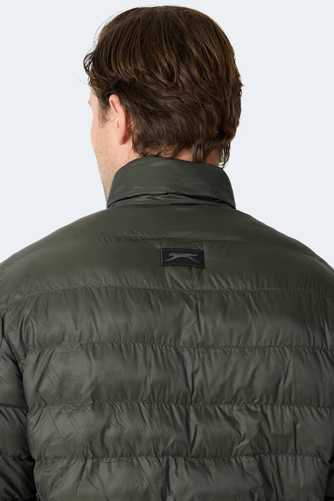 Slazenger BRAUM Erkek Şişme Haki Mont & Kaban