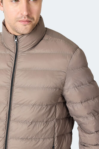 Slazenger BRAUM Erkek Şişme Kahve Mont & Kaban - Thumbnail