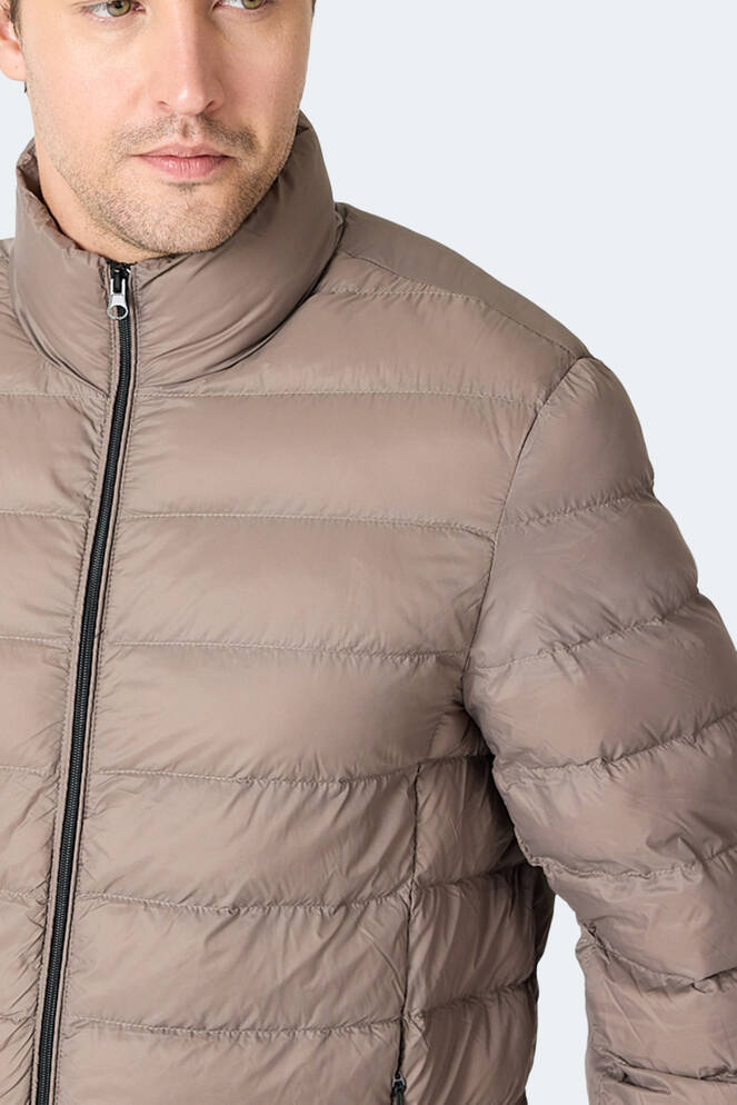 Slazenger BRAUM Erkek Şişme Kahve Mont & Kaban