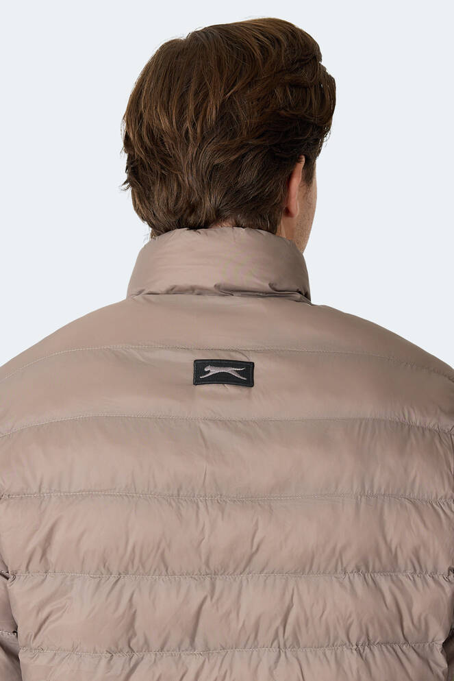 Slazenger BRAUM Erkek Şişme Kahve Mont & Kaban