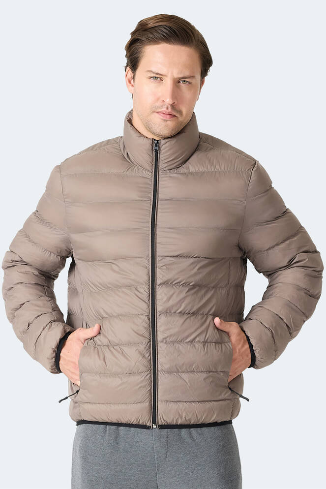 Slazenger BRAUM Erkek Şişme Kahve Mont & Kaban