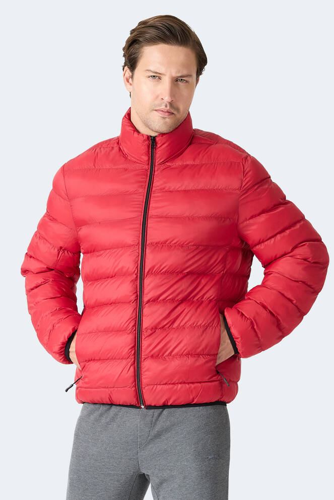 Slazenger BRAUM Erkek Şişme Kırmızı Mont & Kaban