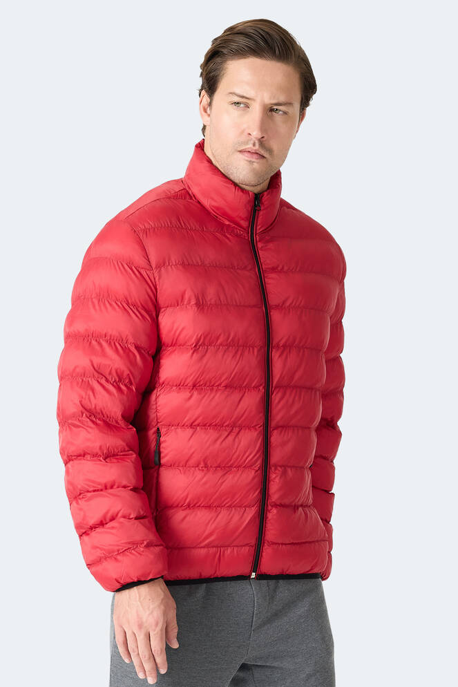 Slazenger BRAUM Erkek Şişme Kırmızı Mont & Kaban