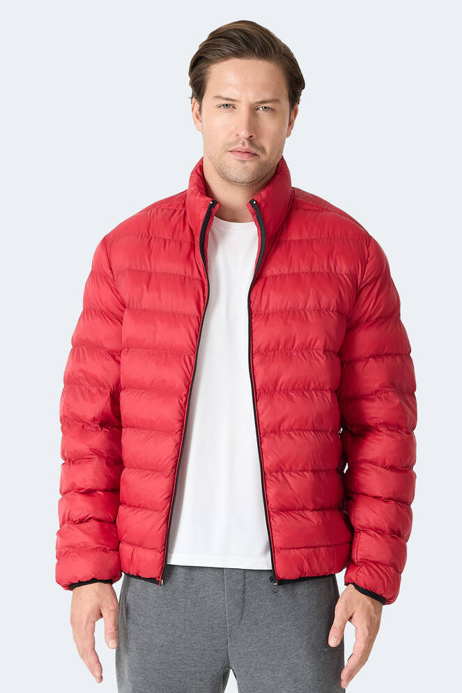 Slazenger BRAUM Erkek Şişme Kırmızı Mont & Kaban